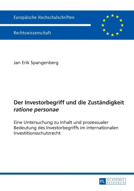 Der Investorbegriff und die Zustaendigkeit