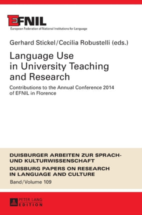 Language Use in University Teaching and Research: