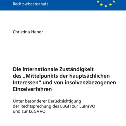 Die internationale Zustaendigkeit des