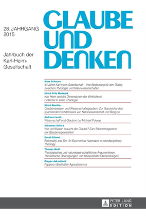 Glaube und Denken: Jahrbuch der