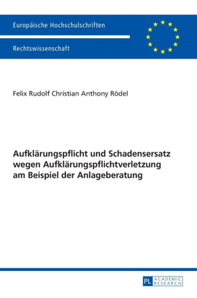 Aufklaerungspflicht und Schadensersatz wegen