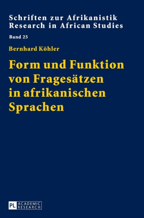 Form und Funktion von Fragesaetzen in