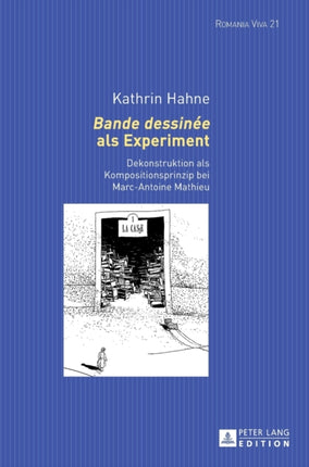 Bande dessinée als Experiment: Dekonstruktion als