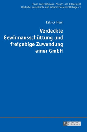 Verdeckte Gewinnausschuettung und freigebige