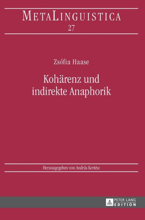 Kohaerenz und indirekte Anaphorik