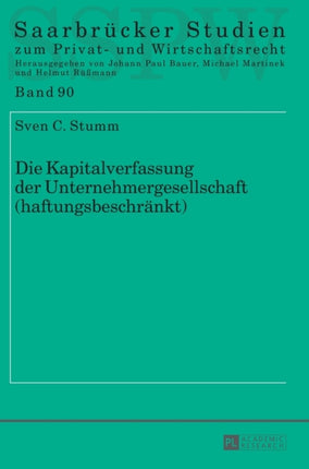 Die Kapitalverfassung der Unternehmergesellschaft
