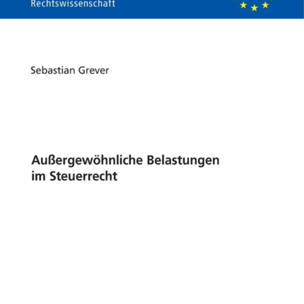 Außergewoehnliche Belastungen im Steuerrecht