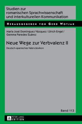 Neue Wege zur Verbvalenz II: Deutsch-spanisches