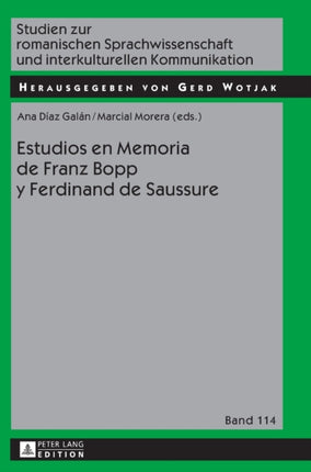 Estudios en Memoria de Franz Bopp y Ferdinand de
