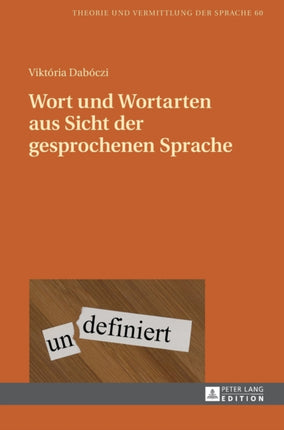 Wort und Wortarten aus Sicht der gesprochenen