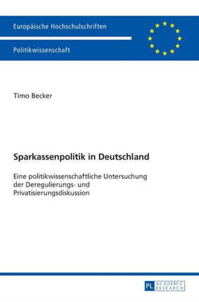 Sparkassenpolitik in Deutschland: Eine