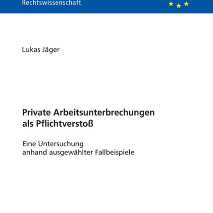 Private Arbeitsunterbrechungen als