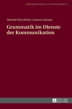 Grammatik Im Dienste Der Kommunikation