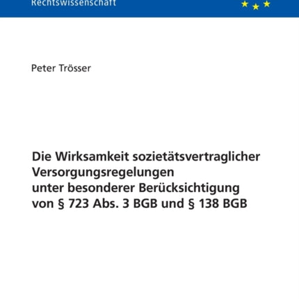 Die Wirksamkeit sozietaetsvertraglicher