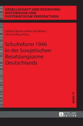 Schulreform 1946 in Der Sowjetischen