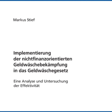 Implementierung der nichtfinanzorientierten