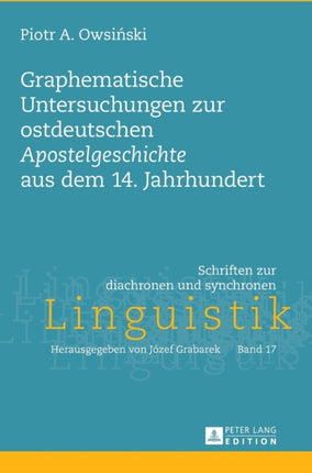 Graphematische Untersuchungen zur ostdeutschen