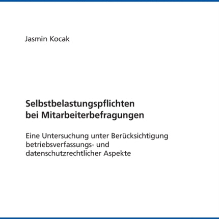 Selbstbelastungspflichten bei