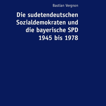 Die sudetendeutschen Sozialdemokraten und die