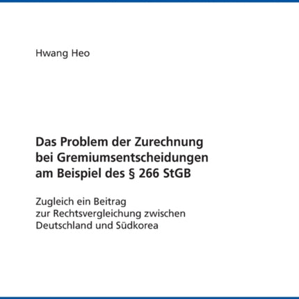 Das Problem der Zurechnung bei