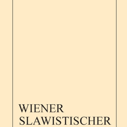 Wiener Slawistischer Almanach Band 75/2015: