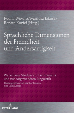 Sprachliche Dimensionen Der Fremdheit Und