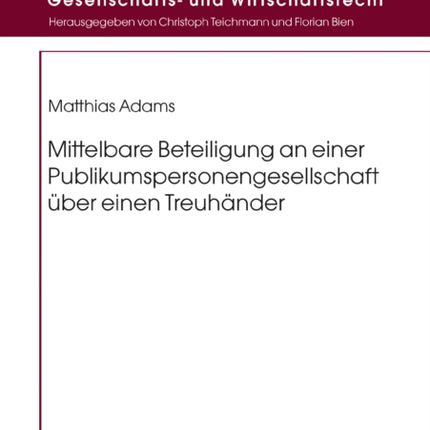 Mittelbare Beteiligung an Einer