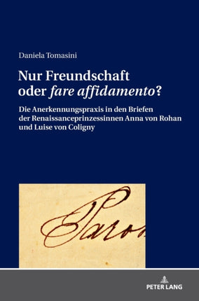 Nur Freundschaft oder fare affidamento?: Die