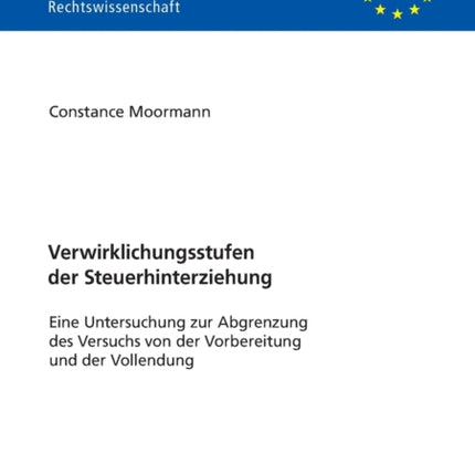 Verwirklichungsstufen der Steuerhinterziehung: