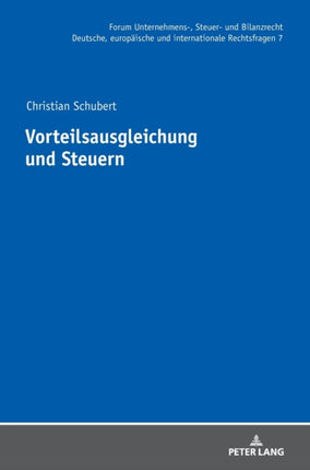 Vorteilsausgleichung Und Steuern