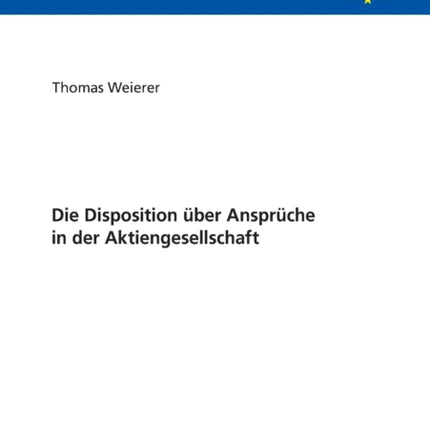 Die Disposition ueber Ansprueche in der