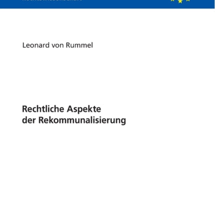 Rechtliche Aspekte Der Rekommunalisierung
