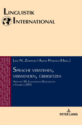 Sprache verstehen, verwenden, uebersetzen: Akten