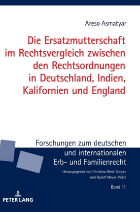 Die Ersatzmutterschaft Im Rechtsvergleich