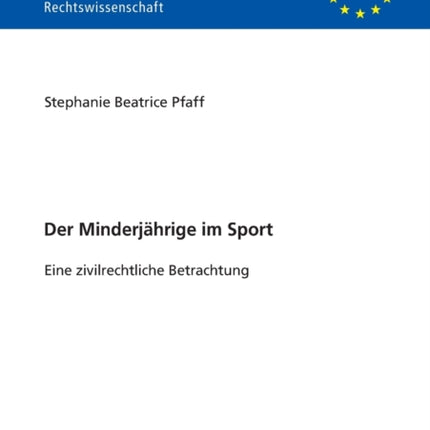 Der Minderjaehrige im Sport: Eine zivilrechtliche