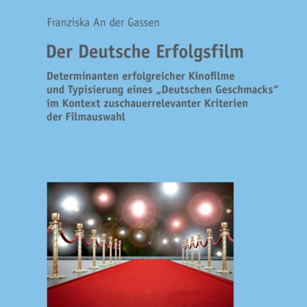 Der Deutsche Erfolgsfilm: Determinanten