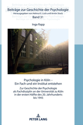 Psychologie in Koeln: Ein Fach und ein Institut