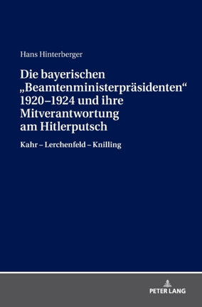 Die bayerischen Beamtenministerpraesidenten