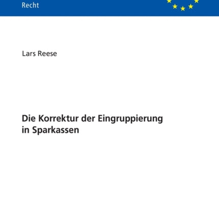 Die Korrektur Der Eingruppierung in Sparkassen