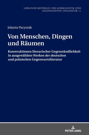 Von Menschen, Dingen und Raeumen: Konstruktionen