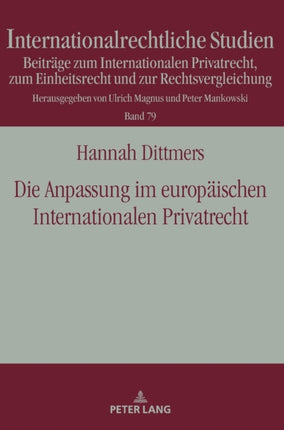 Die Anpassung im europaeischen Internationalen