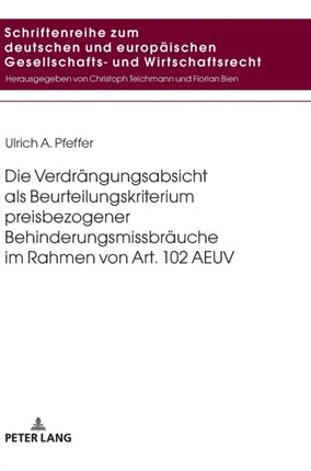 Die Verdraengungsabsicht als