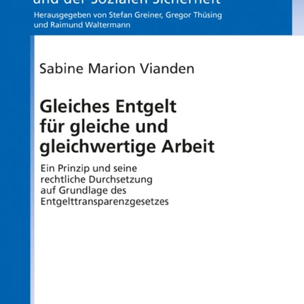 Gleiches Entgelt fuer gleiche und gleichwertige