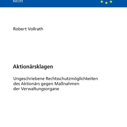 Aktionaersklagen: Ungeschriebene
