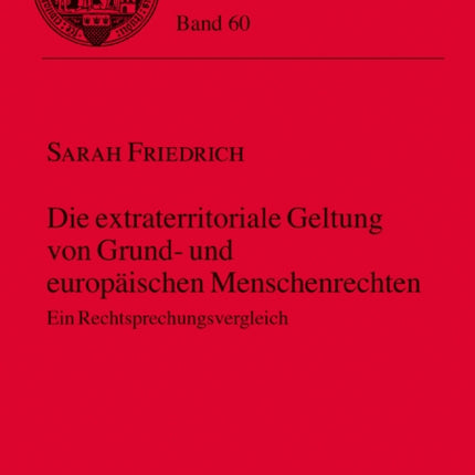 Die Extraterritoriale Geltung Von Grund- Und