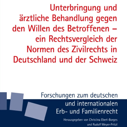 Unterbringung Und Aerztliche Behandlung Gegen Den