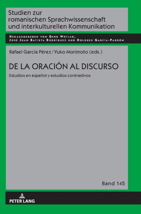 De la oración al discurso: estudios en español y