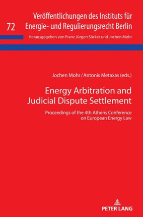 Energy Arbitration and Judicial Dispute