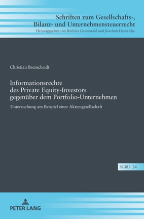 Informationsrechte des Private Equity-Investors