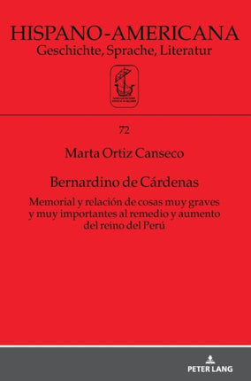 Bernardino de Cárdenas Memorial y relación de